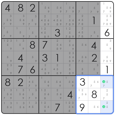 sudoku killer combinations